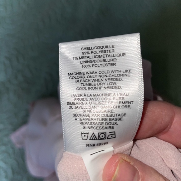 Express Light Pink Blouse Size Medium - Picture 6 of 6